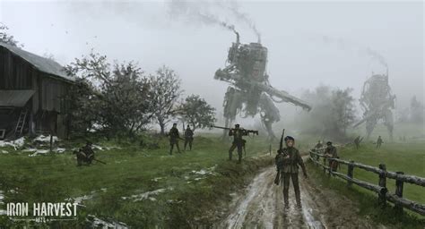 Iron Harvest! Desvende o mistério de uma guerra steampunk onde máquinas gigantescas dominam os campos de batalha.